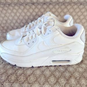 Nike Air Max 90’s 5.5Y WHITE